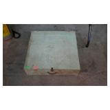 Wooden storage box 25x24x6