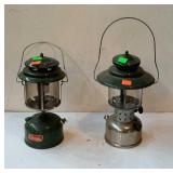 Two Coleman lanterns design