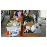 Skid Lot, horse picture, wrapping papers, kitchen