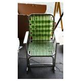 Lawn rocker chair, aluminum frame small damage