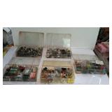 5 plastic small hardware organizers with auto