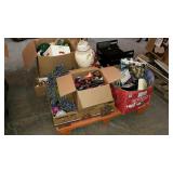 Skid lot with lamp, kids toys, home decor etc