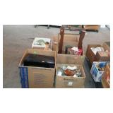 Skid lot - Gun rack, frames, prints, games,