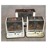 Three Kerosene heaters all three as one lot non