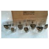 Set of 8 New York Worlds Fair 1964-1965 glasses