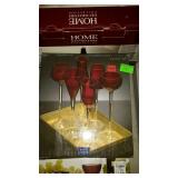 Royal Limited 7-pc cordial set, new in box - six