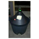 Wine making 10 gallon glass container