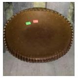 Metal tray, measures 19 inches in diameter