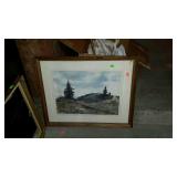 Frame and framed picture 32x27