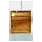 Hanging shot glass / trinket display unit with