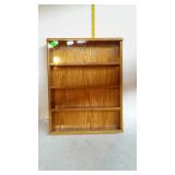 Hanging shot glass / trinket display unit with