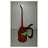 Squirt oil can red color