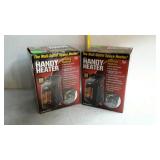 Two handy heaters wall outlets