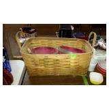Two berry baskets and a decor basket