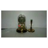 Home decor - Brass candle holder and Anniversary