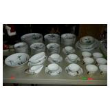 Asian theme dish set - 88-pcs Noritake Canton