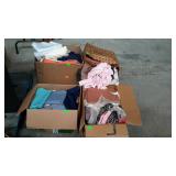 Four boxes of material of all sorts