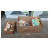 Two boxes of seashells