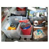 Skid lot, includes light bulbs, paint supplies