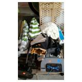 Skid lot, includes baby gates, small umbrellas,