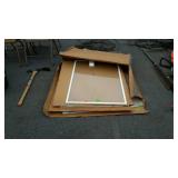 Anderson window parts, 4 panes inserts about 26 x