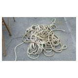 Bundle of rope, a bunch of feet looks like to me