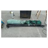 Canopy cover with poles