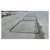 Chain Link Dog Kennel 10 ft length panels 6ft