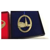 Two Christmas ornaments, Emory and Henry College