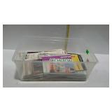 Small storage container of maps & vacation spot