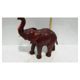 Leather elephant statue