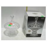 Shannon 24 % Lead crystal 11" Olympia covered box