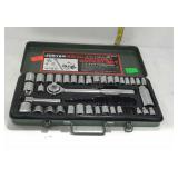 Justen 40-pc Ratchet socket set - SAE & Metric,