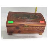 Picture top cedar dresser box