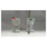 Pair of bird design bookends