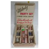 Melody Party Set, barware. 7 pc. Cocktail set.