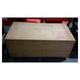 Large wooden storage trunk, measures 48 inches