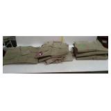 Military uniforms, includes 6 pairs of shirts,
