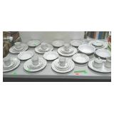 41-pcs China dinnerware, Summer Floral pattern,