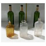 Group of bottles - wine, liquor, etc
