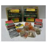 Locks, doorknobs and hinges