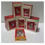 Disney ornaments, five Hallmark Keepsakes and a