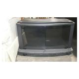 TV cabinet stand, black with glass doors, 30 x 20