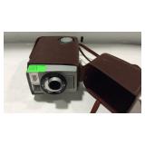 Kodak Brownie 8 movie camera, with leather case &