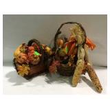 Fall decor baskets