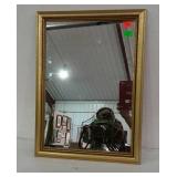 Gilt framed wall mirror - 17 x 23
