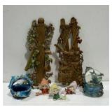 Home decor group - metal wall plaques, ceramic