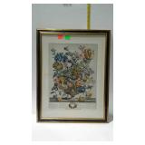 April calendar print, framed - 18 x 23