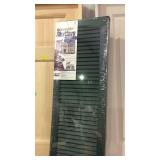 Set of louver window shudders, 15 x 75" new in