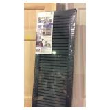 Set of louver window shudders, 15 x 75" new in